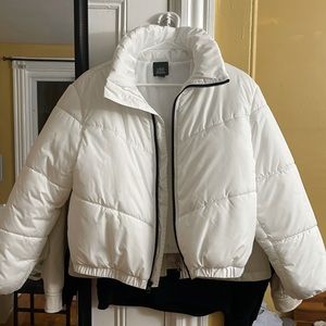 A cute white puffer jacket
